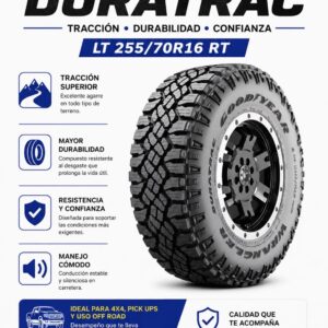 LT255/70R16 DURATRAC RT GOODYEAR