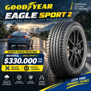 185/65R15 EAGLE SPORT 2 GOODYEAR